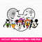 Happy Halloween Friends Svg, Mouse and Friends Svg, Spooky Vibes, Webs and Bats Svg, Mouse and Friends Faces Svg, Png Svg Files For Print.jpg
