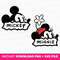 Mouse and Friends Svg, Family Vacation Svg, Couple Trip Svg, Retro Mouse Couple Svg, Miss Mouse with Flower Hat Svg, Png Svg Files For Print.jpg