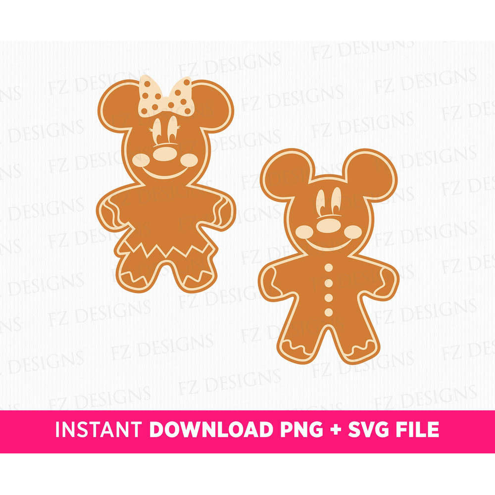 Mouse Couple Gingerbread Svg, Christmas Svg, Merry Christmas Svg, Christmas Season Svg, Christmas Gingerbread Svg, Png Svg Files For Print.jpg