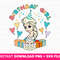 Princess Birthday Girl Svg, Happy Birthday Svg, Princess with Birthday Cake Svg, Mouse Balloons Svg, Family Birthday, Png For Sublimation.jpg