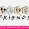 Summer Mouse Friends Svg, Checkered Friends Svg, Retro Friends on Line Svg, Family Vacation Svg, Magical Kindom Svg, Png File For Cricut.jpg