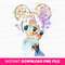 Watercolor Princess and Friend Png, Best Friends Png, Watercolor Magical Kindom, Besties Png, Mouse Ear and Castle, Sublimation Png File.jpg
