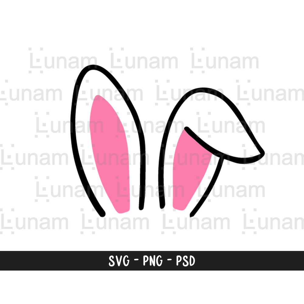 Bunny Ears SVG, Easter SVG, Easter Bunny SVG, Rabbit Ears Svg, Easter Bunny Ears Svg, Bunny Ears Cut File, Bunny Ears file for Cricut 1.jpg