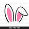 Bunny Ears SVG, Easter SVG, Easter Bunny SVG, Rabbit Ears Svg, Easter Bunny Ears Svg, Bunny Ears Cut File, Bunny Ears file for Cricut 1.jpg