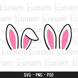 bunny ears svg, easter svg, easter bunny svg, rabbit ears svg, easter bunny ears svg, bunny ears cut file, bunny ears fi