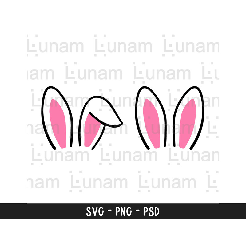 Bunny Ears SVG, Easter SVG, Easter Bunny SVG, Rabbit Ears Svg, Easter Bunny Ears Svg, Bunny Ears Cut File, Bunny Ears file for Cricut.jpg