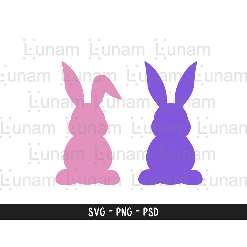 Bunny Svg, Easter Bunny Svg, Bunny Silhouette Svg, Easter Bunny Silhouette Svg 4.jpg