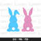 Bunny Svg, Easter Bunny Svg, Bunny Silhouette Svg, Easter Bunny Silhouette Svg 5.jpg