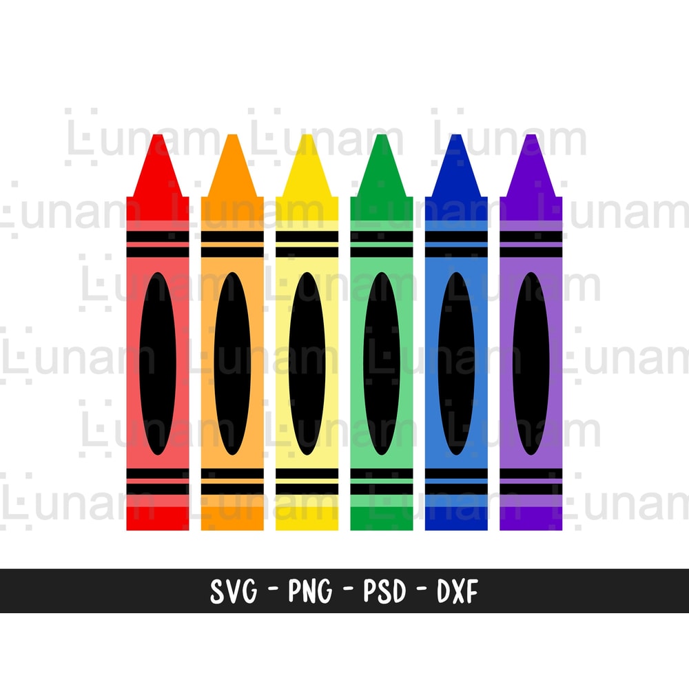 Crayon Svg, Crayon Set Svg, Crayon Cut File, Crayon Svg Design.jpg