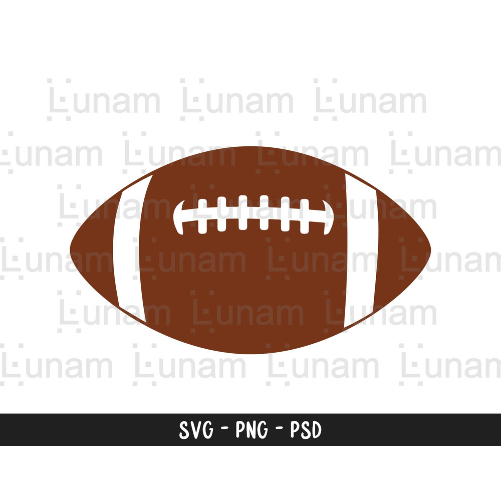 Football SVG, Football Silhouette, Football PNG, Football Cut Files, Football Cut File For Cricut, Silhouette, Cameo.jpg
