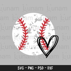grunge baseball heart svg, distressed baseball svg, grunge baseball cut file, baseball svg, baseball cut file, grunge ba