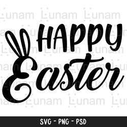 happy easter sign download, happy easter svg, easter text svg, easter svg, easter word svg for cricut, silhouette and ca