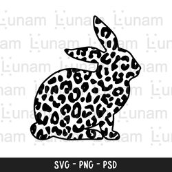 leopard bunny svg, bunny leopard print svg, cheetah bunny svg, leopard rabbit svg, cheetah rabbit svg, leopard bunny cut