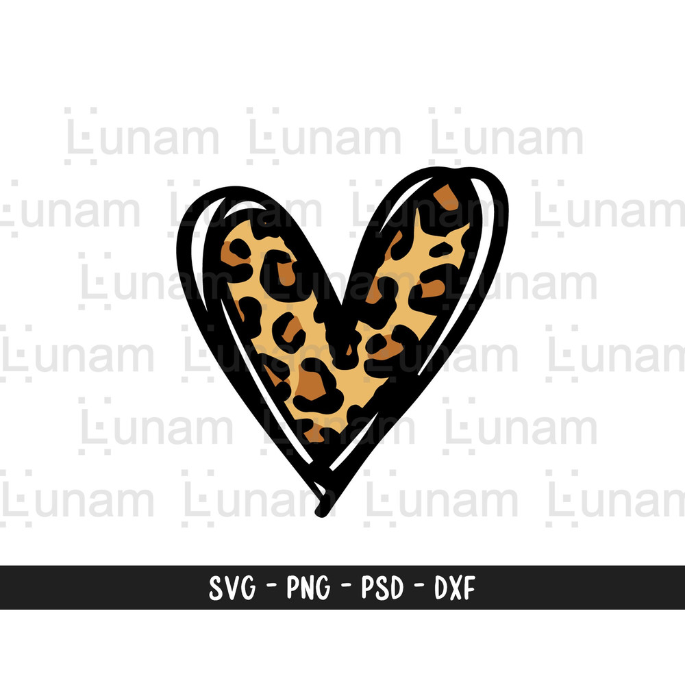 Leopard Heart Svg, Leopard Print Svg, Leopard Heart Cut File, Leopard Heart Clip Art, Leopard Heart Dxf, Leopard Heart Png.jpg