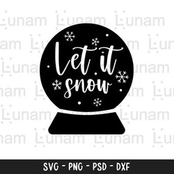 let it snow svg, christmas svg, winter svg, winter sign svg, let it snow cut file