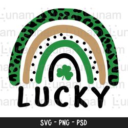 lucky svg, st patricks day svg, st pattys day svg, lucky rainbow svg, lucky cut file, st patricks day shirt svg, st patr