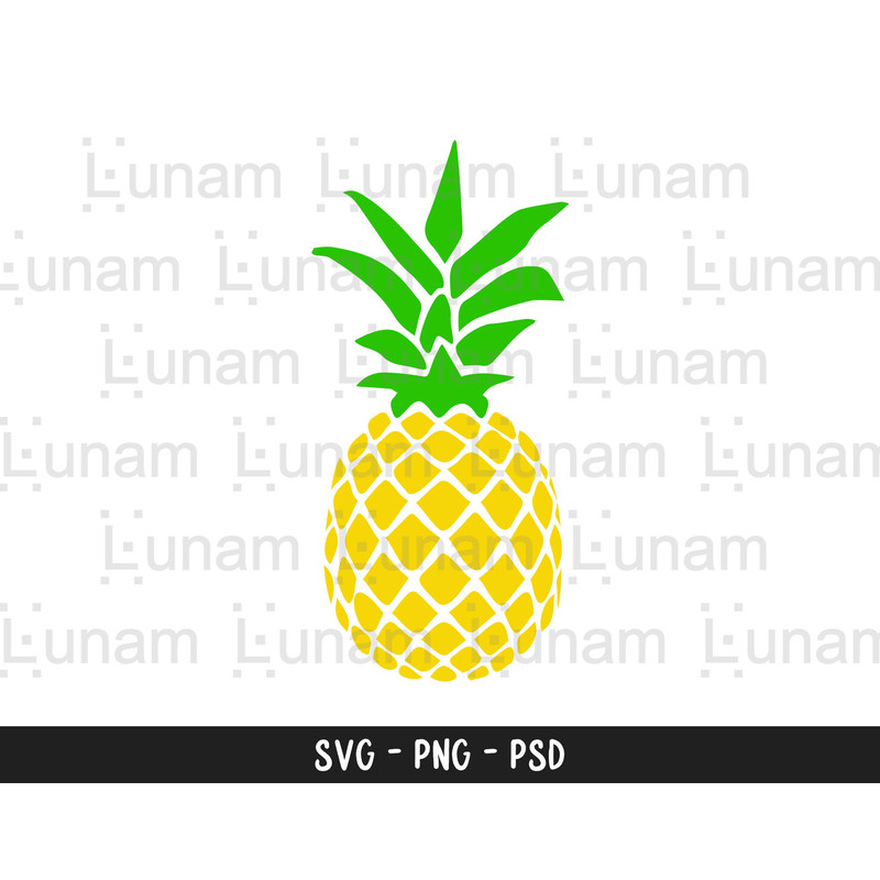 Pineapple Svg, Pineapple Cut File, Pineapple Monogram Svg, Summer Fruit Svg, Summer Svg, Pineapple Fruit Svg.jpg