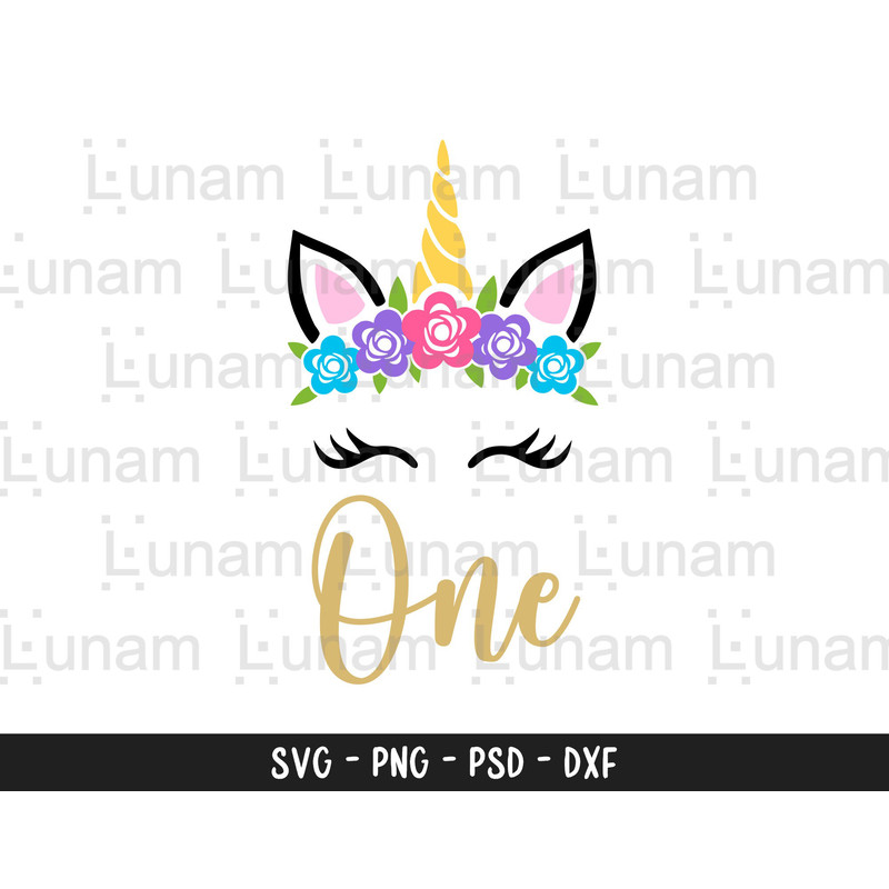 Unicorn SVG, Unicorn birthday Svg, Unicorn first birthday svg, Unicorn Face SVG, unicorn gold svg, unicorn one svg, First Birthday Svg.jpg
