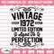 50th Birthday SVG, Vintage 1973 SVG, 1973 Limited Edition, Aged to Perfection SVG, Birthday Svg, Vintage 50th Svg, 1973 Svg, 50 Years Svg.jpg