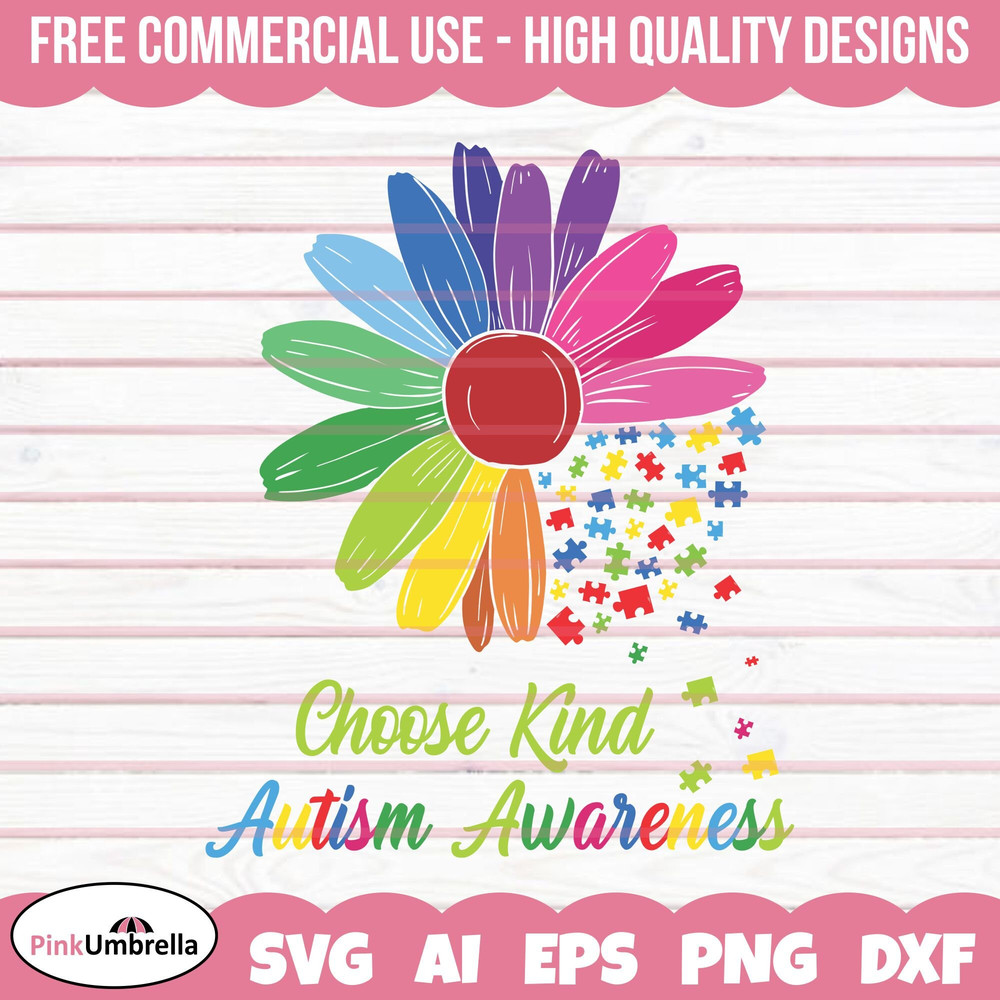 Autism svg, Choose Kind Autism Awareness Sunflower Mom SVG, autism Awareness svg, svg Files for Cricut, Autism Ribbon Svg, Autism Awareness.jpg