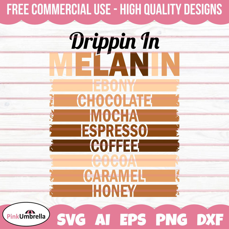 Drippin in Melanin Svg, Black History Svg, African American Svg, Black History Month, Melanin Svg, Black History Png, Black Girl Magic Svg.jpg