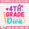 Fourth Grade Diva Svg, 4th Grade Squad, Fourth Grade Svg, Back to School Svg, First Day of School, Fourth Grade Crew, Svg File for Cricut.jpg