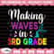 Making Waves in 3rd Grade Svg, Girl Mermaid Svg, Mermaid Svg, 3rd Grade Svg, Back to School Svg, First Day of School, Svg File for Cricut.jpg