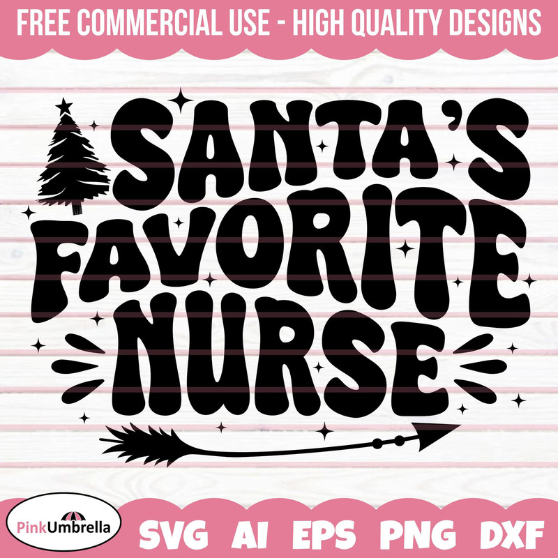 Santas favorite nurse Svg, Christmas nurse Svg, Christmas Svg, Nurse christmas Svg, Merry Christmas Svg, Christmas Nurse Png, Nicu Nurse Svg.jpg