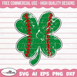 st patricks day shamrock baseball softball svg, shamrock svg, st patricks day svg, lucky svg, st pattys day svg, shamroc