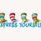 Express Yourself Svg, Little Miss Thing Svg, Cat In The Hat Svg , The Thing Svg, Read Across America, Reading Svg, Teacher Gift Svg Png.jpg