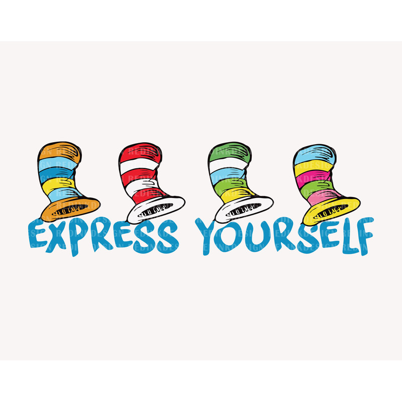 Express Yourself Svg, Little Miss Thing Svg, Cat In The Hat Svg , The Thing Svg, Read Across America, Reading Svg, Teacher Gift Svg Png.jpg