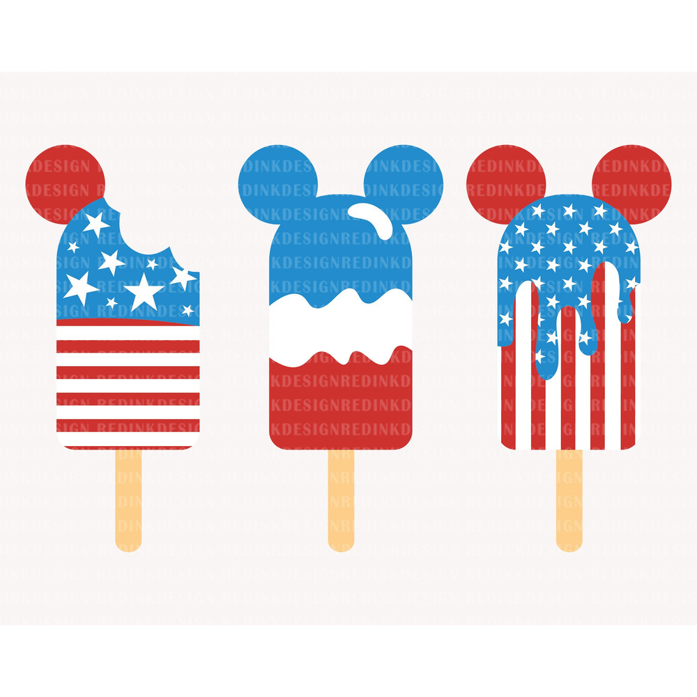 Happy 4th of July Svg, Mouse Ice Cream Svg, Fourth of July Svg, America, American Flag Svg, 1776 Svg, Independence Day Svg, Digital Download.jpg