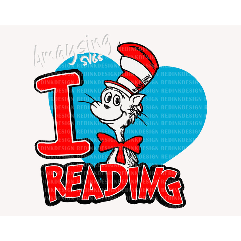 I Love Reading Svg, Little Miss Thing Svg, Teacher Life Svg, Cat Hat, The Thing, Read Across America, Reading Svg, Teacher Gift Svg Png.jpg