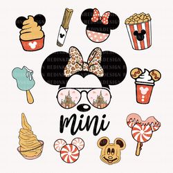 mini mouse svg, mouse snacks svg, mom svg, snack goal svg, carnival food svg, mothers day svg, vacay mode svg, mom shirt
