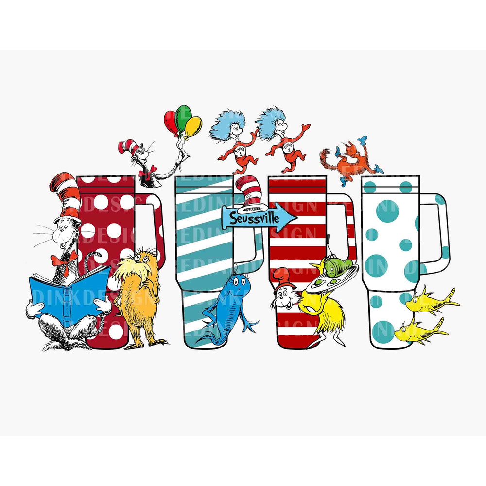 Miss Thing Png, Little Miss Thing Png, Thing 1 Thing 2 Png, Cat In The Hat, The Thing Png, Read Across America, Dr Suess Disorder Cup Png.jpg