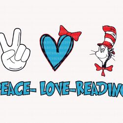 peace love reading svg, thing 1 thing 2  svg, teacher squad svg, read across america, reading svg, gifts for teacher, te