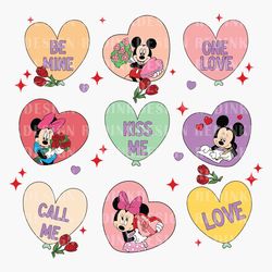 valentine mouse candy hearts svg, mouse love svg, mouse valentines svg, family trip, mouse couple svg, retro valentine s