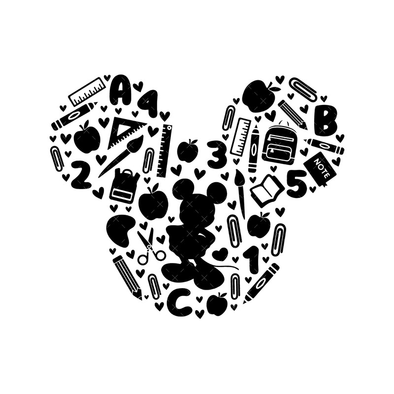 Learning Tools Svg, Mouse Head Doodle Svg, Teacher Life Svg, Teacher Gifts Svg, Teacher Svg, Teacher Shirt Svg, Back To School Svg.jpg