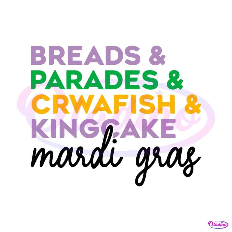 Breads Parades Crawfish Kingcake SVG.jpg