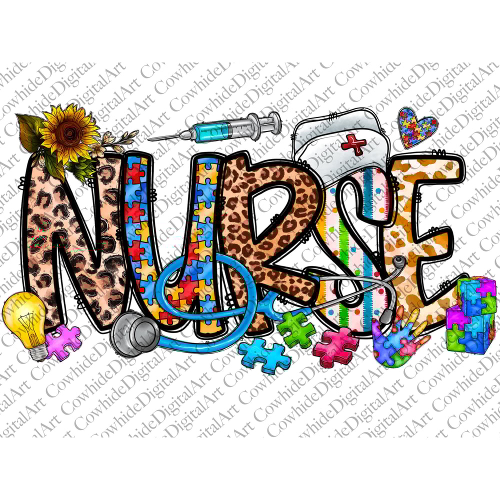 Autism Nurse png sublimation design download,Nurse life png, Nurse png, Sublimate designs download,Autism Awareness, Autism PNG, Western png.jpg
