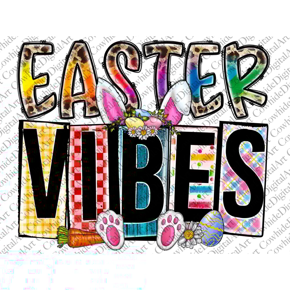 Easter vibes png sublimation design download, Happy Easter Day png, western Easter png, sublimate designs download.jpg