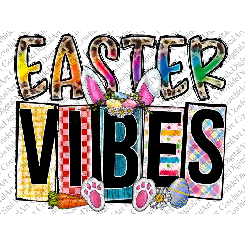 Easter vibes png sublimation design download, Happy Easter Day png, western Easter png, sublimate designs download.jpg