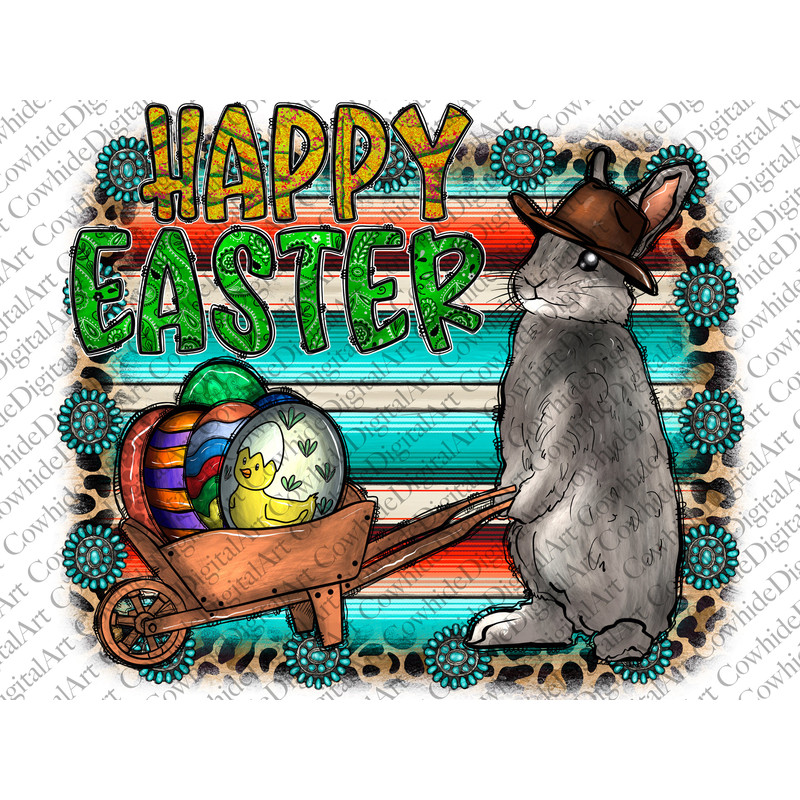 Happy Easter Day png, Western PNG, Egg Png, Easter Day png, Cowboy Easter, Leopard,INSTANT DOWNLOAD, Sublimation Design, Digital Download.jpg