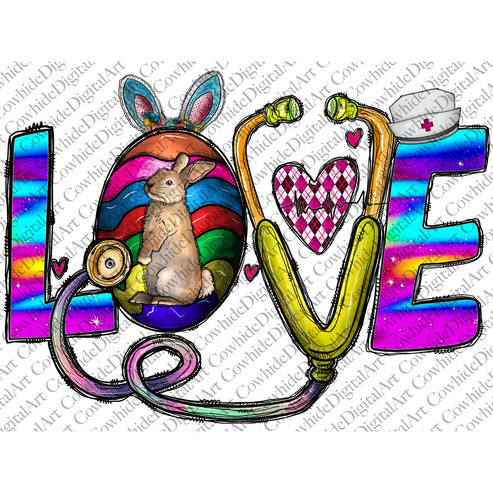 Happy Easter Love Nurse Png Design, Easter Day Nurse Png, Nurse PNG, Nurse Love Png, Nurse Sublimation Png Designs Downloads, Rabbit png.jpg