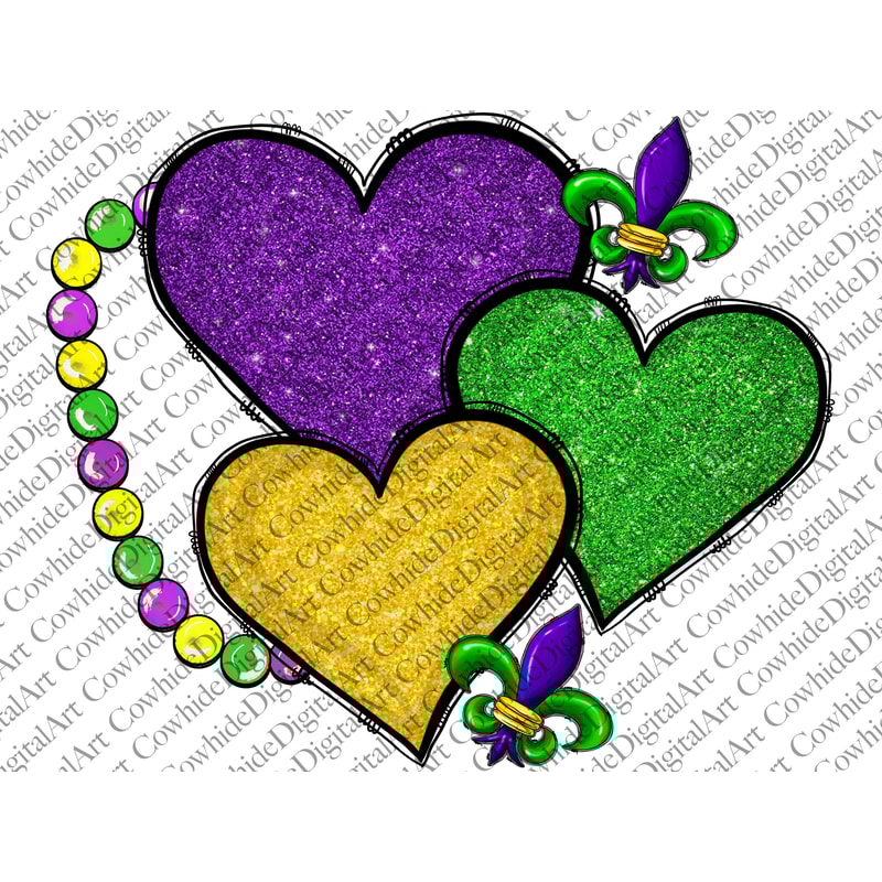 Mardi Gras Heart Sublimation PNG Design, Heart Png, Digital Download, Happy Mardi Gras, Mardi Gras, Mardi Gras Png, Mardi Gras Sublimation.jpg