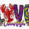 Mardi Gras love Crawfish png sublimation design download, Happy Mardi Gras png, hand drawn crawfish png, Crawfish png, sublimate designs.jpg