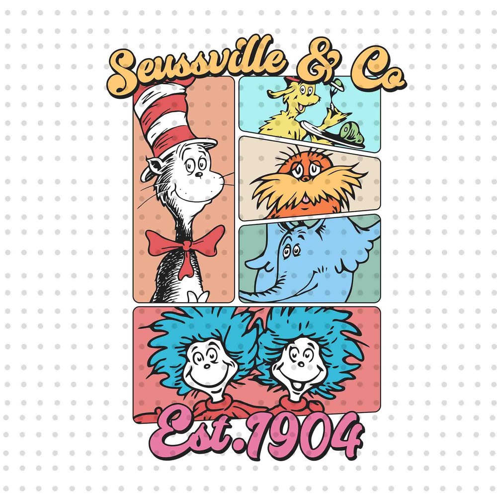 Seussville PNG, Cat In The Hat Png, Dr Seuss Png, Read Across America Png, Thing 1 Thing 2, Love Reading Png, Dr Seuss Sublimation Design.jpg