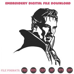 doctor strange face embroidery designs file, dr.strange mach