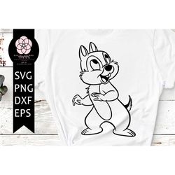 chip and dale svg dxf png eps pdf chip and dale, chip and dale cut files, cricut silhouette files