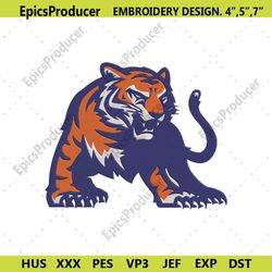 auburn tigers logo ncaa embroidery design, auburn tigers embroidery file